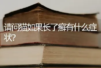 请问猫如果长了癣有什么症状？