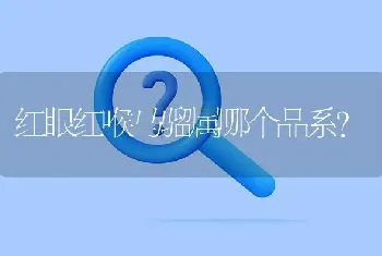 红眼红喉马骝属哪个品系？