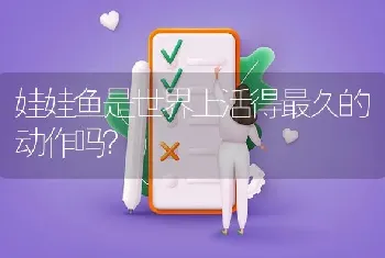 娃娃鱼是世界上活得最久的动作吗？