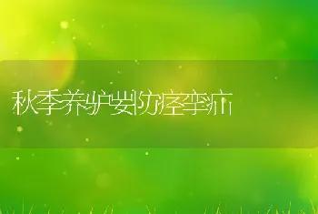 秋季养驴要防痉挛疝