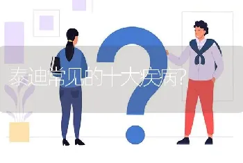 泰迪常见的十大疾病？