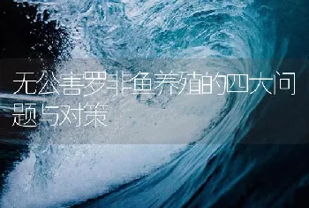 无公害罗非鱼养殖的四大问题与对策