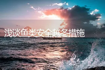 浅谈鱼类安全越冬措施